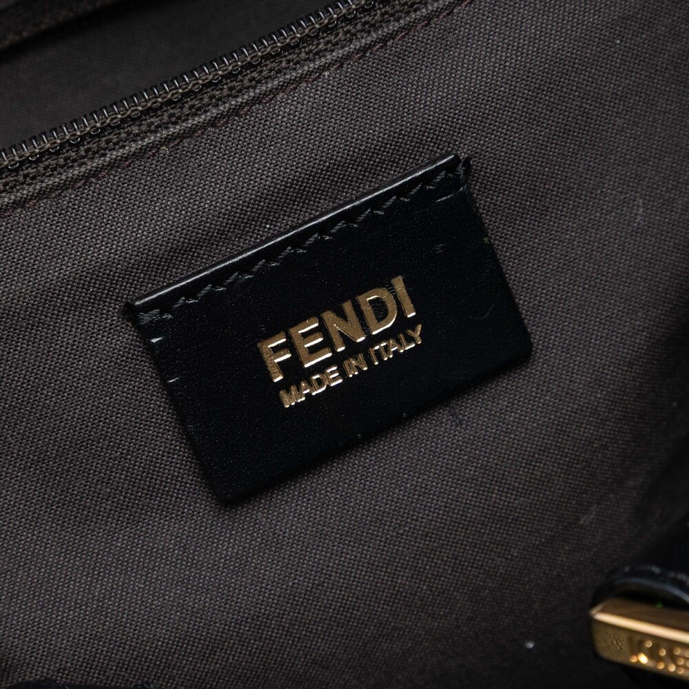 Pre-Loved Fendi Zucchino Spalmati Chiusura Tote - Picture 5 of 8